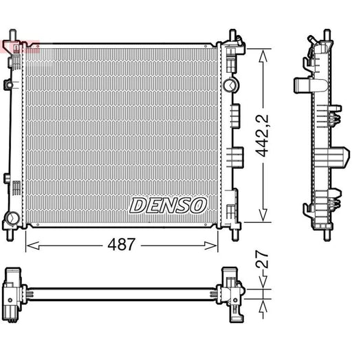 Denso Engine Radiator fits Nissan NV200 2011 on 1.5