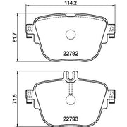 Mintex Front & Rear Pads fits Mercedes-Benz E-Class 2020-2023 213.054