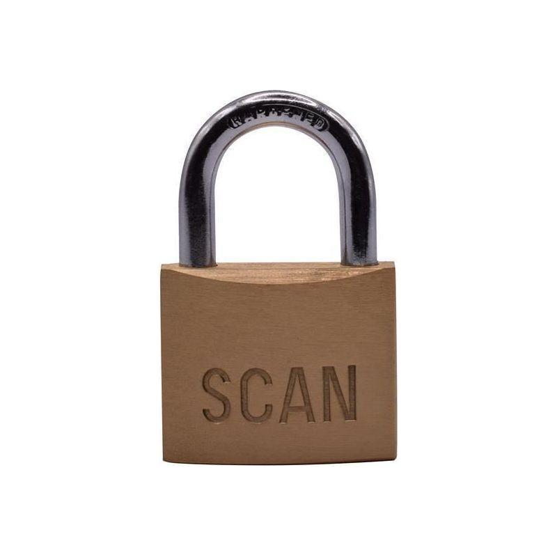 Scan Brass Padlock 40mm Keyed Alike Pack of 2 Scan - Town Tools