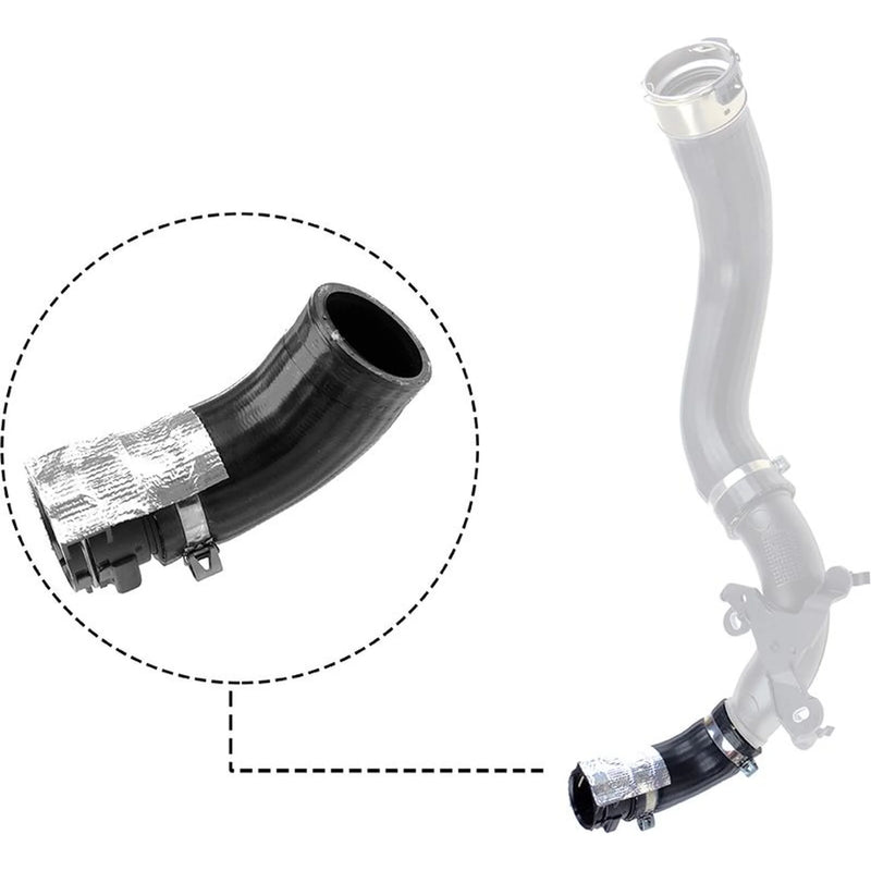 Gates Intercooler Turbo Charge Air Hose 155mm fits Dacia Logan II 2012 on