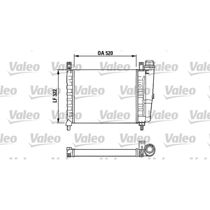 Valeo Engine Radiator 730991
