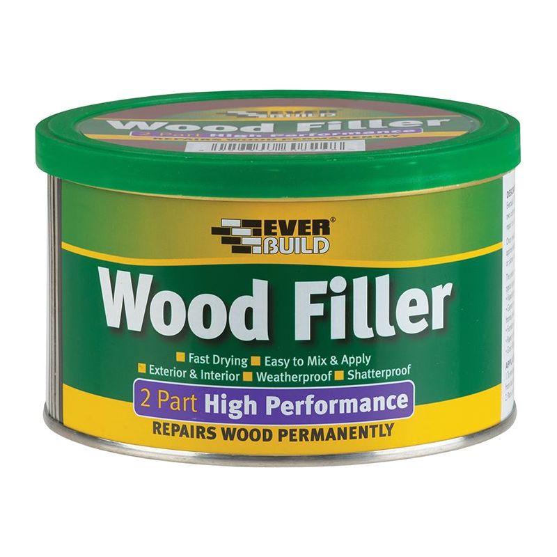 Everbuild Sika 2-Part High-Performance Wood Filler Pine 500g Everbuild Sika - Dynamic Drive