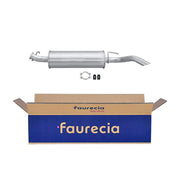 Hella End Silencer Rear fits Renault Extra 1991-1998 1.4 1.9