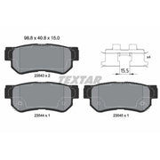 Textar Brake Pad Set 2354306