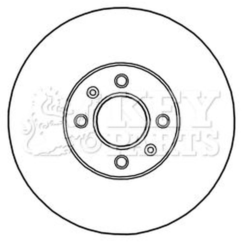 Key Parts Front & Rear Brake Discs & Pads fits Kia Rio III 2011-2017