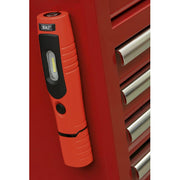 Sealey Rechargeable 360 Inspection Light 7 SMD & 3W SMD LED Red Lithium-ion Sealey - Dynamic Drive