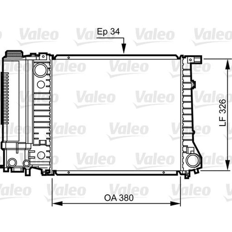 Valeo Engine Radiator 731509