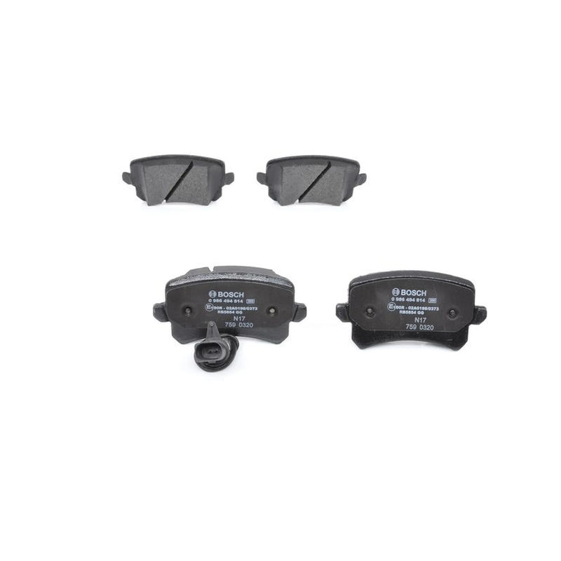 Bosch Front & Rear Pads fits Audi Q3 2013-2018 2.5