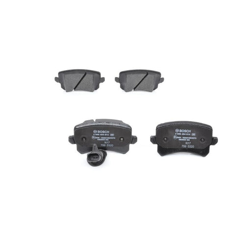 Bosch Front & Rear Pads fits Audi Q3 2013-2018 2.5