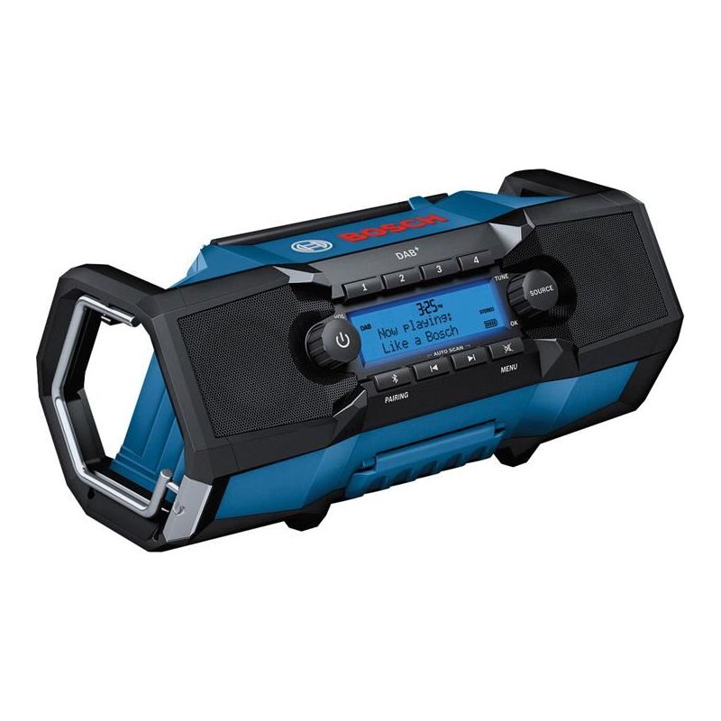 Bosch GPB 18V-2 C Professional Bluetooth DAB+ Radio 240V & Li-ion Bare Unit Bosch - Dynamic Drive