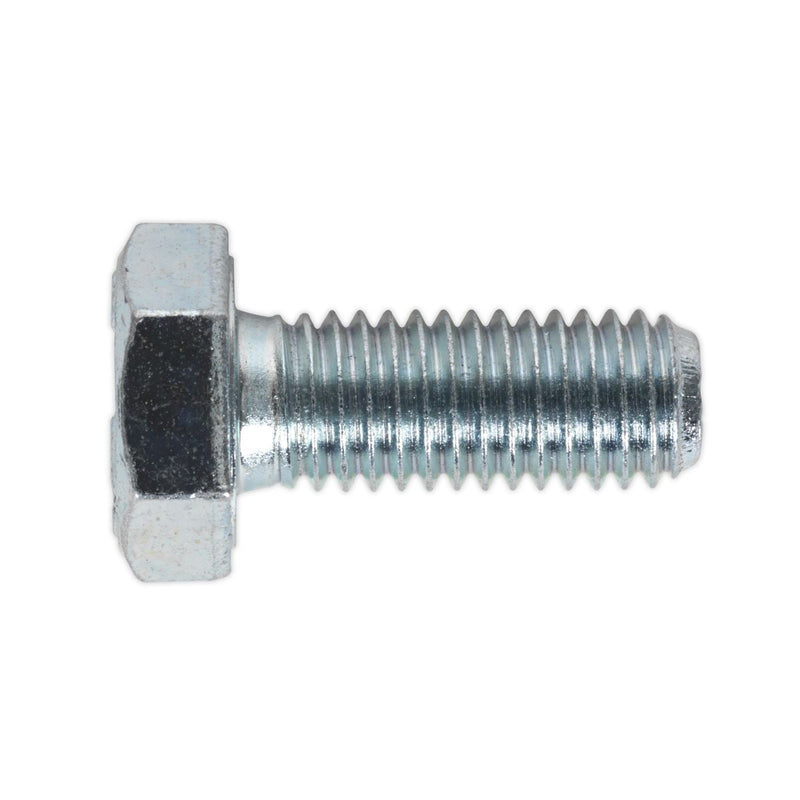 Sealey HT Setscrew M10 x 25mm 8.8 Zinc Pack of 25 SS1025 Sealey - Dynamic Drive