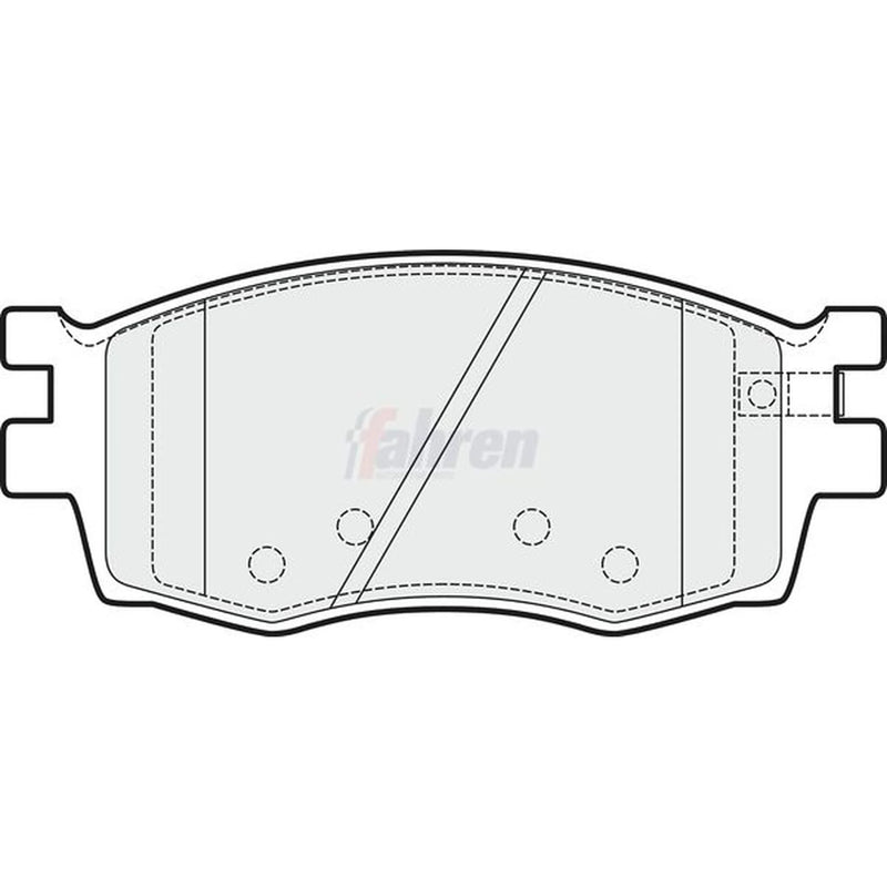 Fahren Front Brake Pad Set FBP3207