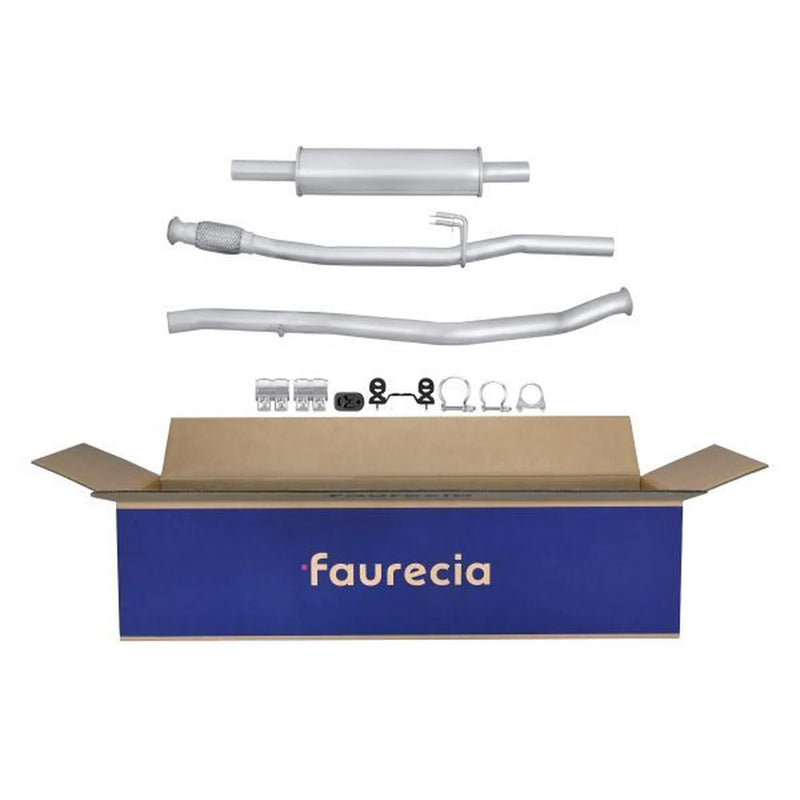 Hella Middle Silencer fits Peugeot 206 2003-2008 1.4