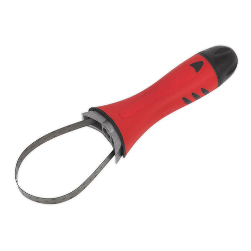 Sealey Oil Filter Wrench Band Type 65-105mm Capacity AK6441 Sealey - Dynamic Drive