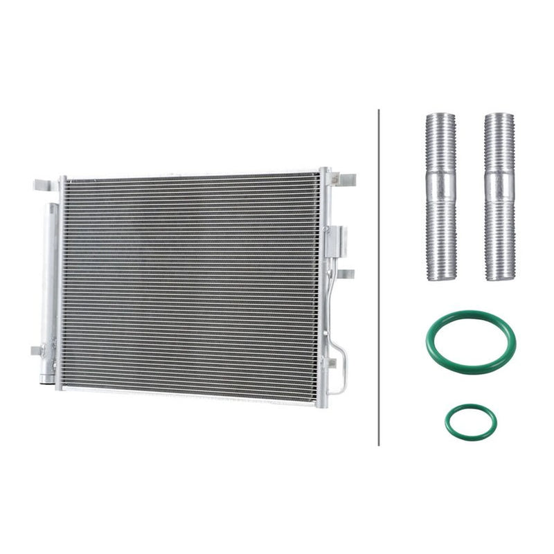 Hella Air Conditioning Condenser fits Hyundai Tucson 2015-2023 1.6 1.7 2.0