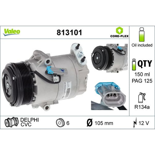 Valeo Air Conditioning Compressor 813101