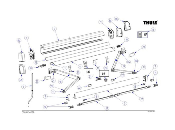 Thule CONNECTION PCS TENS RAFT 4200 - 1500603626