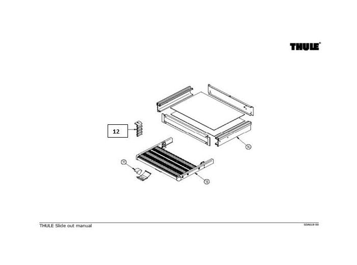Thule FIXATION KIT SO MANUAL STEP - 1500601157