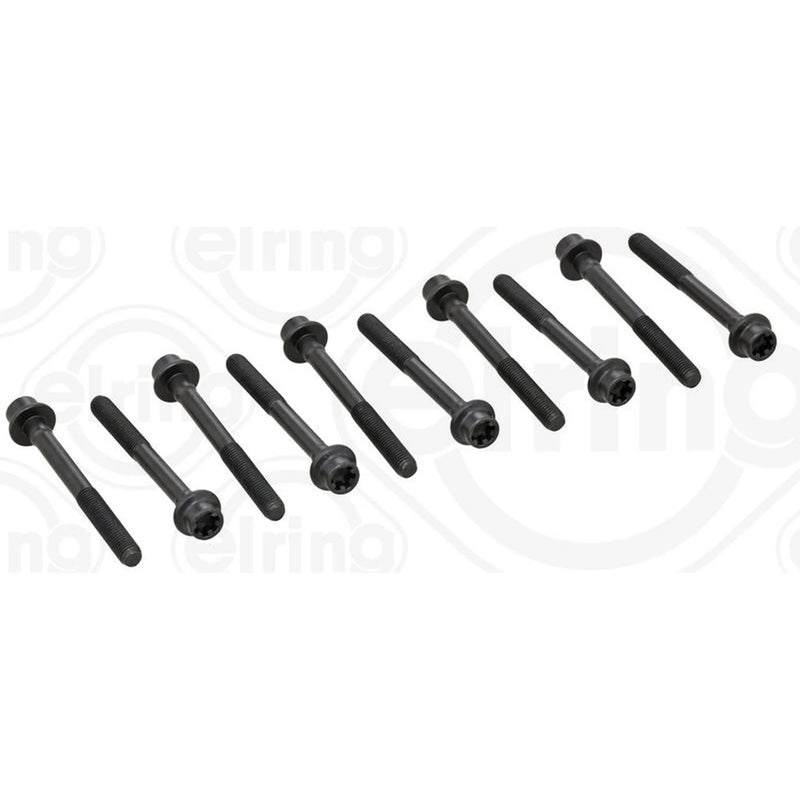 Elring Cylinder Head Bolt Set M9x1,25x87 fits Abarth 124 Spider 2016 on 1.4
