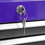 Sealey Mid-Box 3 Drawer with Ball-Bearing Slides Purple/Grey AP22309BBCP Sealey - Dynamic Drive