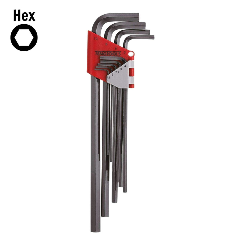 Teng Tools Extra Long Hex Key Set 9 Pieces Teng Tools - Dynamic Drive