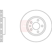 Apec Front Brake Vented Discs & Pads fits Alfa Romeo Spider 1995-2005 2.0