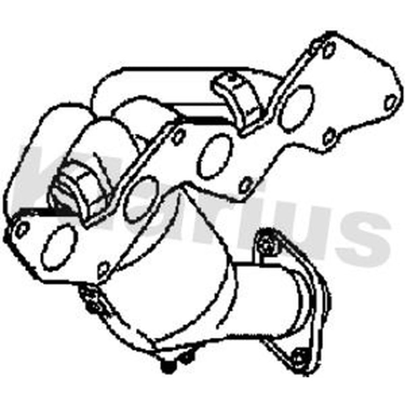 Klarius Catalyst Type Approved With Pipe fits Mazda MX-5 2005-2014 1.8