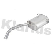 Klarius Box With Tail Pipe Rear fits Fiat Panda 2003 on 1.1 1.2