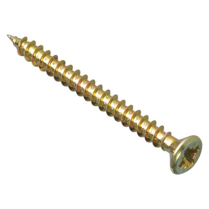 Forgefix Multi-Purpose Pozi Compatible Screw CSK ST ZYP 3.5 x 50mm Box 200 ForgeFix - NN4 Online