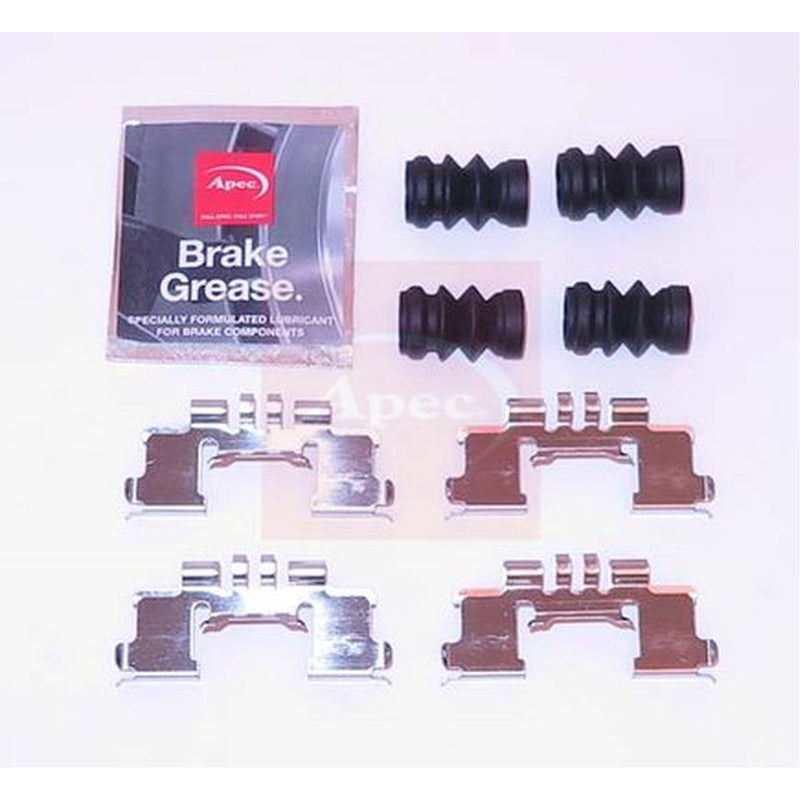 Apec Brake Pad Accessory Fitting Kit Front fits Nissan Pixo 2009 on 1.0