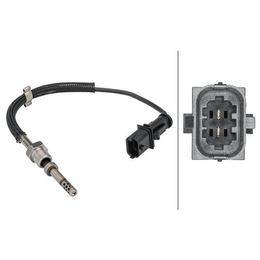 Hella Exhaust Gas Temperature Sensor before soot particulate f fits Cadillac Bls