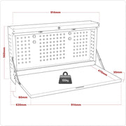 Superline Pro Superline PRO Wall Mounting Foldable Workbench 900mm APWMW01 Superline Pro - Dynamic Drive