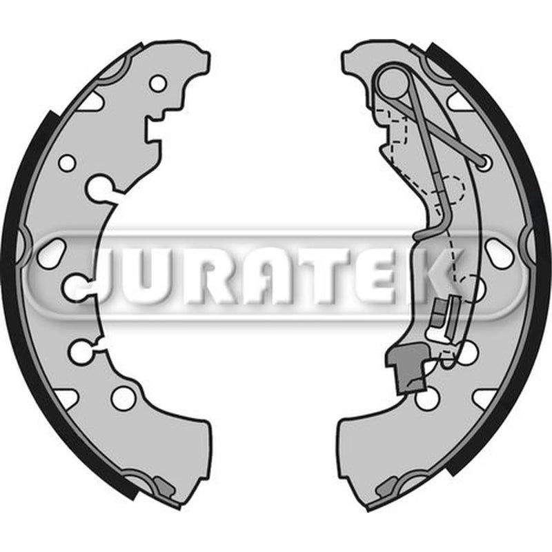 Juratek Brake Shoe Set Axle Kit Rear fits Chrysler Ypsilon 2011-2021 0.9 1.2 1.3