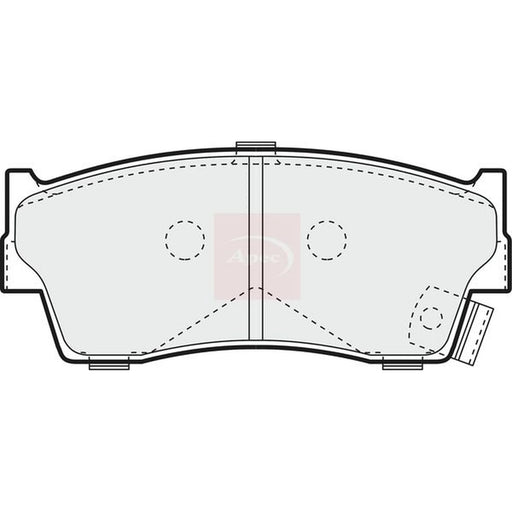 Apec Front Brake Pad Set PAD1086