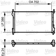 Valeo Engine Radiator 735167
