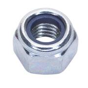 Sealey Nylon Locknut M8 Zinc Pack of 100 NLN8 Sealey - Dynamic Drive