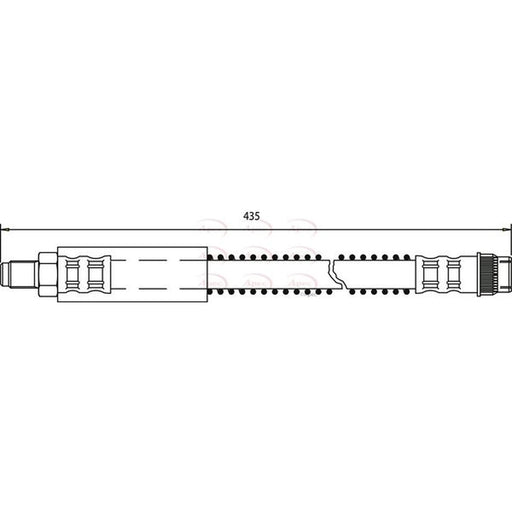 Apec Brake Hydraulic Hose Line inner HOS3378