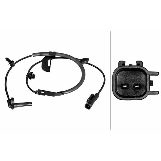 Hella ABS Wheel Speed Sensor Front fits Dodge Caliber 2006-2011 1.8 2.0 2.2 2.4