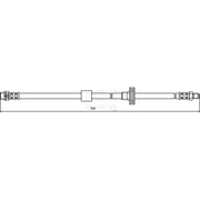 Apec Brake Hydraulic Hose Line Front fits BMW X3 2003-2011 2.0 2.5 3.0