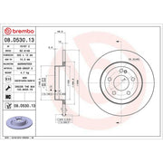 Brembo Front Steel Brake Disc Hub & Rear Steel Brake fits Mercedes-Benz C-Class