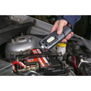 Sealey Rechargeable 360 Inspection Light 3W COB & 1W SMD LED Carbon Fibre Effect Sealey - Dynamic Drive