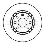 Borg & Beck Front Brake Vented Discs & Pads fits Daewoo Lanos 1997 on 1.6
