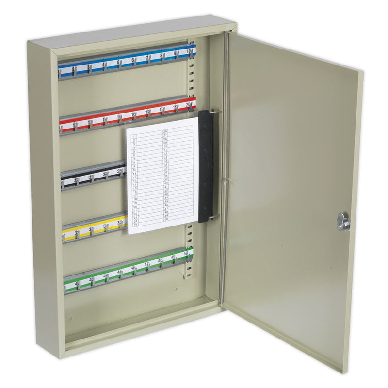 Sealey Key Cabinet 50 Key Capacity SKC50 Sealey - Dynamic Drive