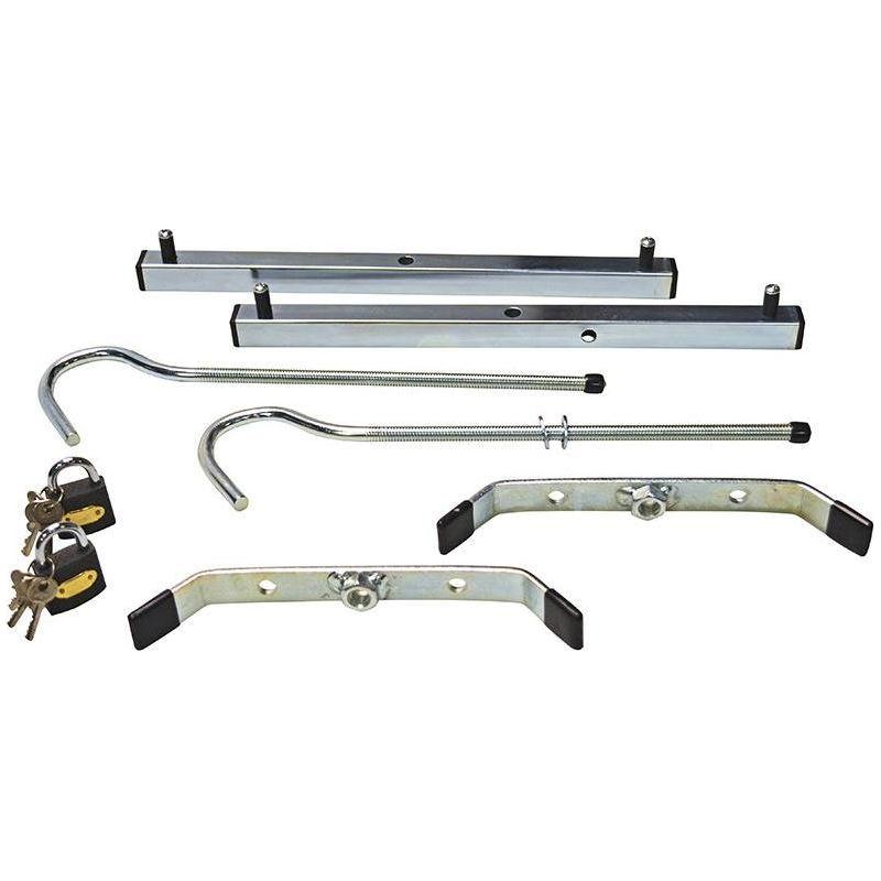 Zarges Roof Rack Clamps C/W 2 Padlocks - 1 Pair Zarges - NN4 Online