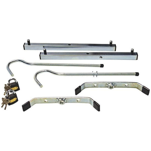 Zarges Roof Rack Clamps C/W 2 Padlocks - 1 Pair Zarges - NN4 Online