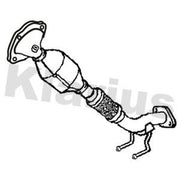 Klarius Catalyst Type Approved With Pipe fits Ford Kuga II 2013-2019 1.5 1.6