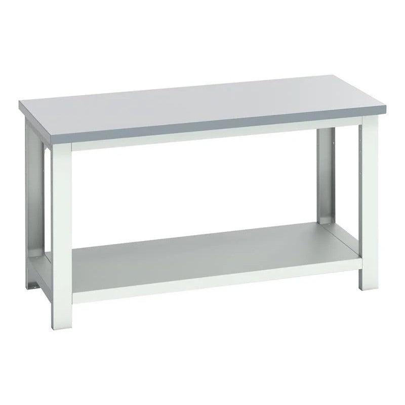 Bott Cubio Bench with Shelf, Laminate Top 1500 x 750mm - 41003669.16V