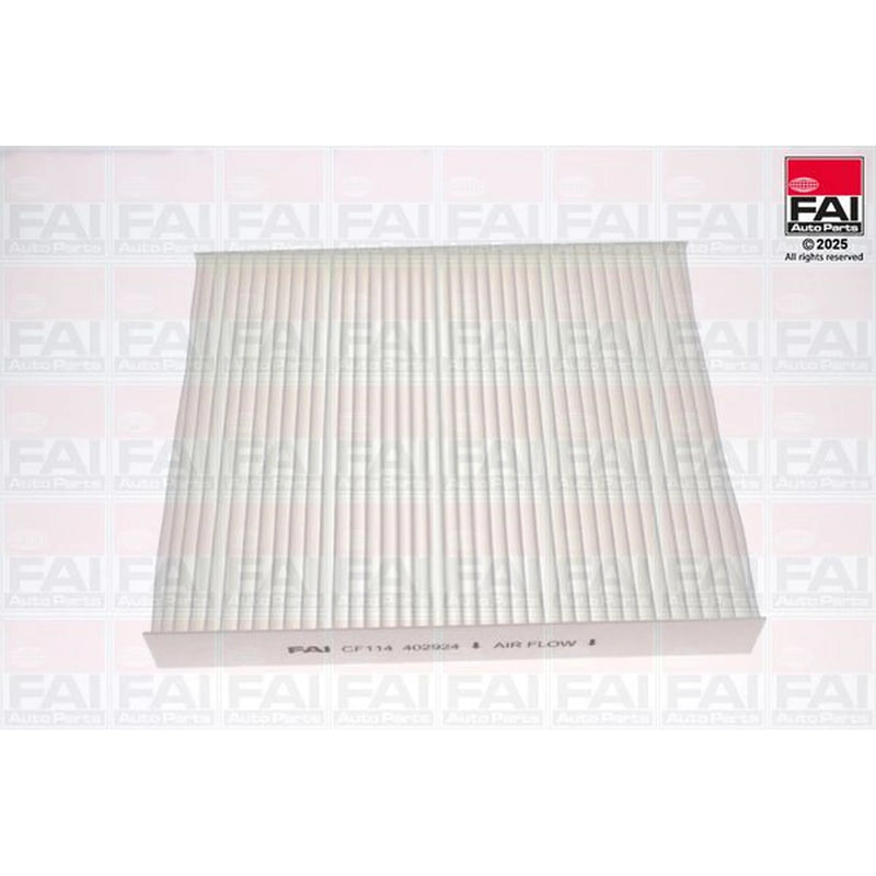 FAI Cabin Air Filter (Pollen Filter) fits Audi A2 2000-2005 1.2 1.4 1.6