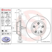 Brembo 2 x Internally Vented Front Brake Discs 09.C882.11-x2