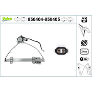 Valeo Electric Window Regulator Lifter Right Front 850405